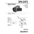 SONY SPK-DVF2 Manual de Servicio