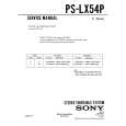 SONY PS-LX54P Manual de Servicio