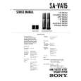 SONY SA-VA15 Manual de Servicio