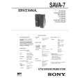 SONY SAVA7 Manual de Servicio