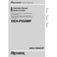PIONEER DEH-P550MP/XM/UC Manual de Usuario