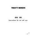 TRICITY BENDIX BM190 Manual de Usuario