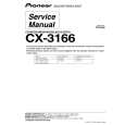 PIONEER CX-3166 Manual de Servicio
