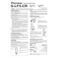 PIONEER S-LF3-CR/XTW/E Manual de Usuario