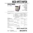 SONY HCD-HPZ9 Manual de Servicio