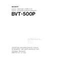 SONY BVT-500P Manual de Servicio