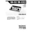 SONY RM-450CE Manual de Servicio