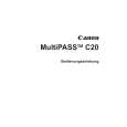 CANON MULTIPASS C20 Manual de Usuario