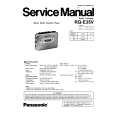 PANASONIC RQ-E35V Manual de Servicio