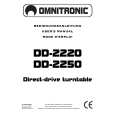OMNITRONIC DD-2250 Manual de Usuario