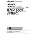 PIONEER GM-4300F/XU/UC Manual de Servicio