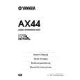 YAMAHA AX44 Manual de Usuario