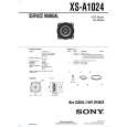 SONY XS-A1024 Manual de Servicio
