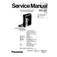 PANASONIC RQ-382 Manual de Servicio