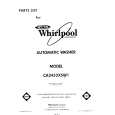 WHIRLPOOL CA2452XSW1 Catálogo de piezas