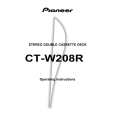 PIONEER CT-W208R/HVXJ Manual de Usuario