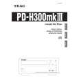 TEAC PDH300MK3 Manual de Usuario