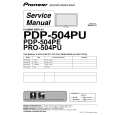 PIONEER PDP-504PE/WYVI6XK Manual de Servicio