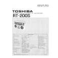 TOSHIBA RT200S Manual de Servicio