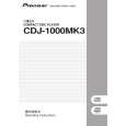 PIONEER CDJ-1000MK3/WAXJ5 Manual de Usuario