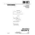 SONY RM-DC1 Manual de Servicio