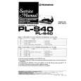 PIONEER PL-640 Manual de Servicio