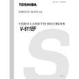 TOSHIBA V-611EF Manual de Servicio