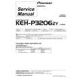 PIONEER KEH-P3206 Manual de Servicio