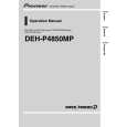 PIONEER DEH-P4850MP/XU/ES Manual de Usuario