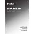 YAMAHA DSP-AX620 Manual de Usuario