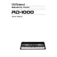 ROLAND RD-1000 Manual de Usuario