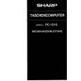 SHARP PC1212 Manual de Usuario