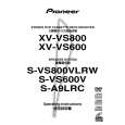 PIONEER X-VS800D/DLXJ/NC Manual de Usuario