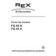 REX-ELECTROLUX FQ45N Manual de Usuario