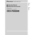 PIONEER DEH-P6900IB Manual de Usuario