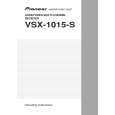 PIONEER VSX-1015-S/SFLXJ Manual de Usuario