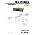 SONY SCD-XA300ES Manual de Servicio