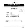 JVC KD-SHX751 for EU Manual de Servicio