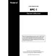 ROLAND RPC-1 Manual de Usuario