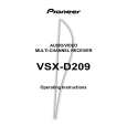 PIONEER VSX-D209/KCXJI Manual de Usuario