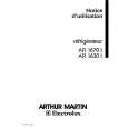 ARTHUR MARTIN ELECTROLUX AR1670I Manual de Usuario