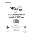 WHIRLPOOL SF330PSRW2 Catálogo de piezas