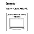 SYMPHONIC WF32L6 Manual de Servicio