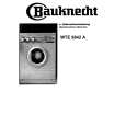 BAUKNECHT WTE9646A Manual de Usuario