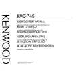 KENWOOD KAC745 Manual de Usuario