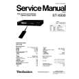 TECHNICS STX830 Manual de Servicio