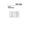 SONY MHC6600 Manual de Servicio