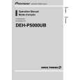 PIONEER DEH-P5000UB/XN/UC Manual de Usuario