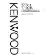 KENWOOD T-1001 Manual de Usuario