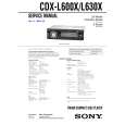SONY CDX-L630X Manual de Servicio